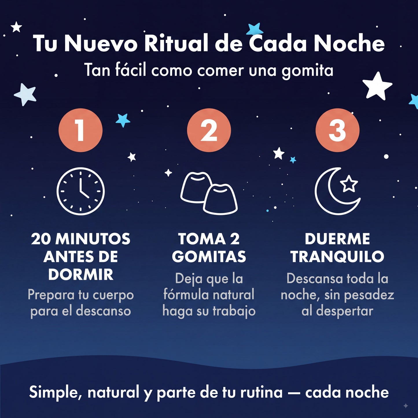 Gomitas Naturales para el Sueño