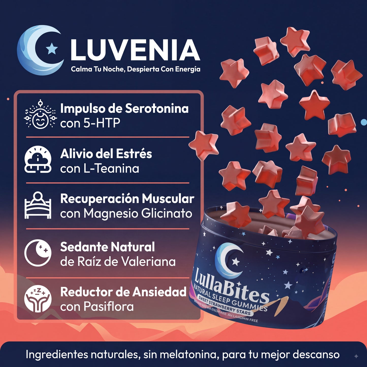 Gomitas Naturales para el Sueño